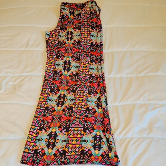 New Directions silky colorful goucho wide leg palazzo pants w/pockets sz: S - Picture 5 of 5